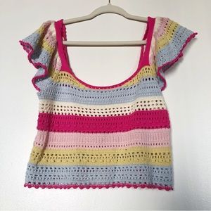 🍒3/$25 NWT Colorful knit top